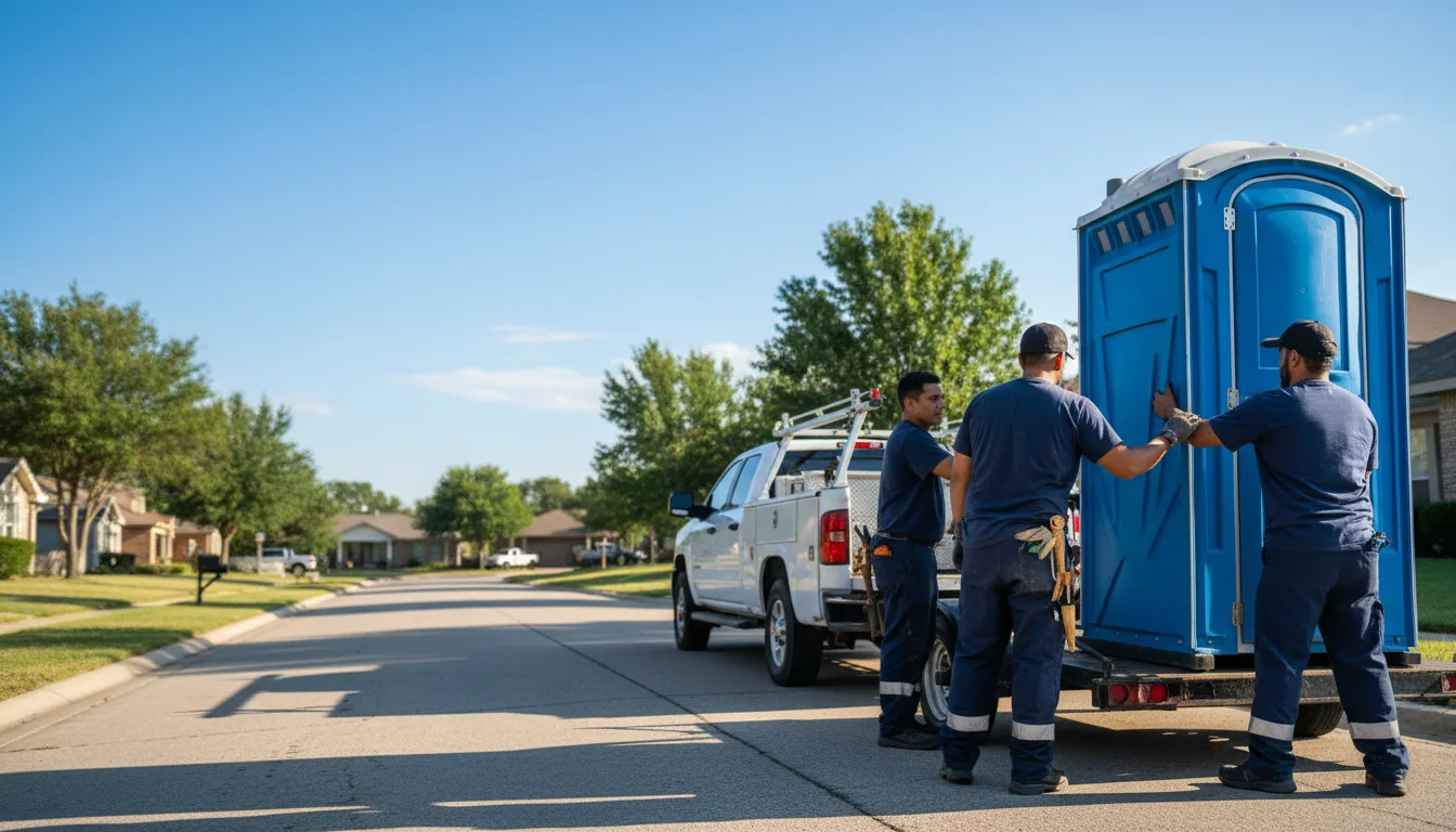 Portable Toilet Rental in Lowell, NC near me